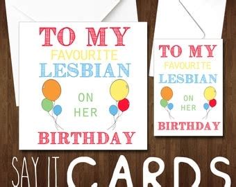 Lesbian Birthday Etsy