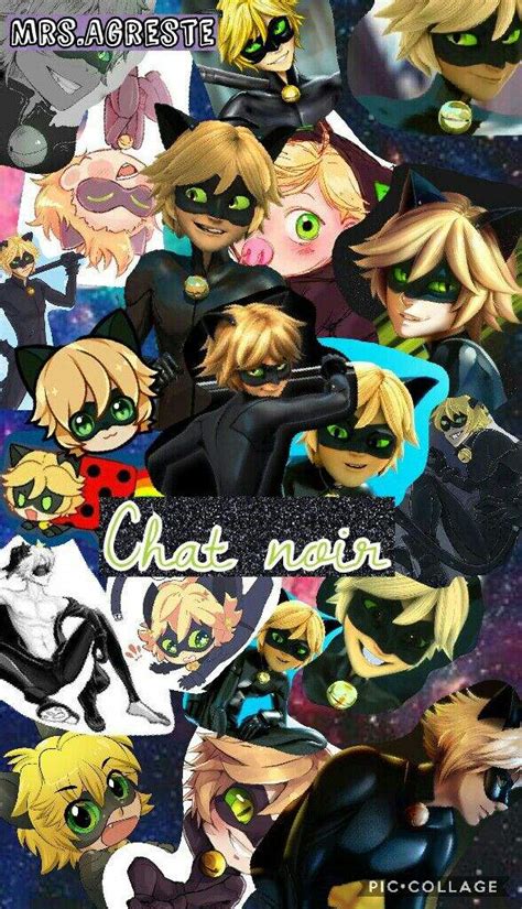 ADRIEN CHAT NOIR edit collage fanart Miraculous Ladybug Español