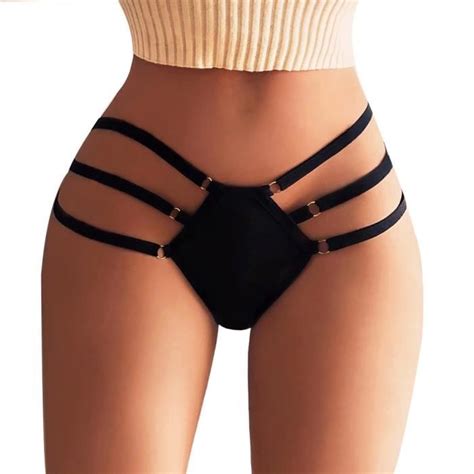 Sexy Girl taille haute string slip culotte string lingerie culotte dentelle sous vêtements l