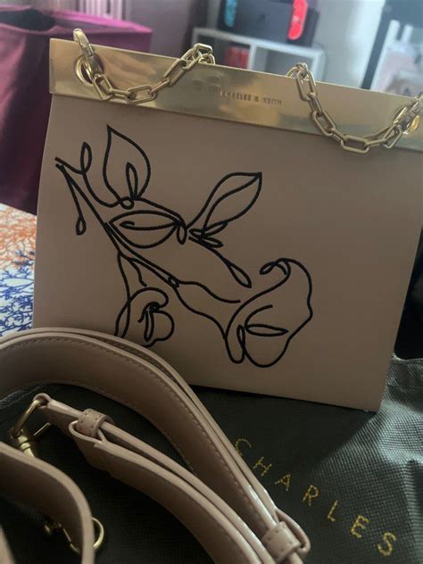 Charles And Keith Nude Pink Bag Women S Fashion Bags Wallets Shoulder Bags On Carousell