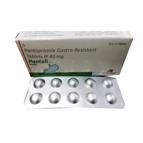 Ab Allcare Biotech Allopathic 40 Mg Pantoprazole Gastro Resistant Tablet Ip Rs 720 Box Id