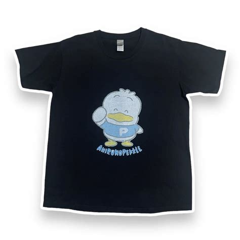 アヒルのペックル Tシャツ Ahiruno Pekkle Tee 黒 Black By メルカリ