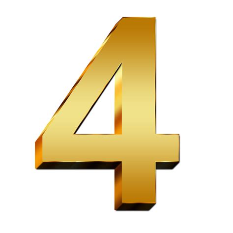 1 To 10 Numbers Png Transparent Images Png All 10 Things Gold