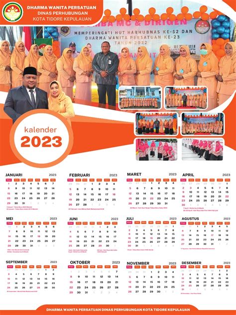 Desain Kalender DWP Dinas Perhubungan Tikepasas | PDF