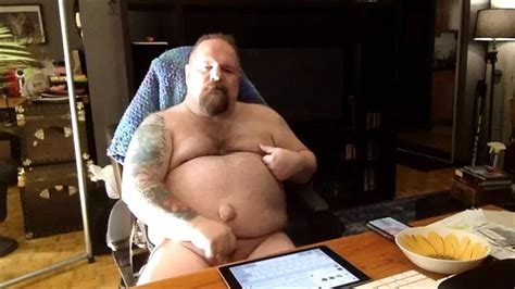 Big Bear Splatter Cum Load Interrupted By Badly Timed Call Gay Amateur