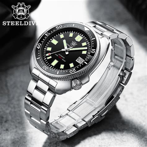 Sd Steeldive Brand Mm Men Nh Dive Watch With Ceramic Bezel