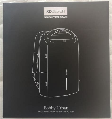 Brand new XD Design Bobby Urban Anti-theft Cut-proof backpack Grey, Men ...