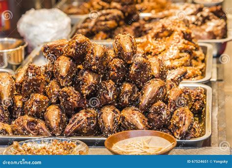Snacks Spicy Chicken Head Stock Image Image Of Sichuan Chicken