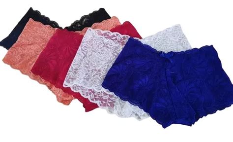 Kit Caleçon Lingerie Calcinha Renda Atacado Feminino Parcelamento sem juros
