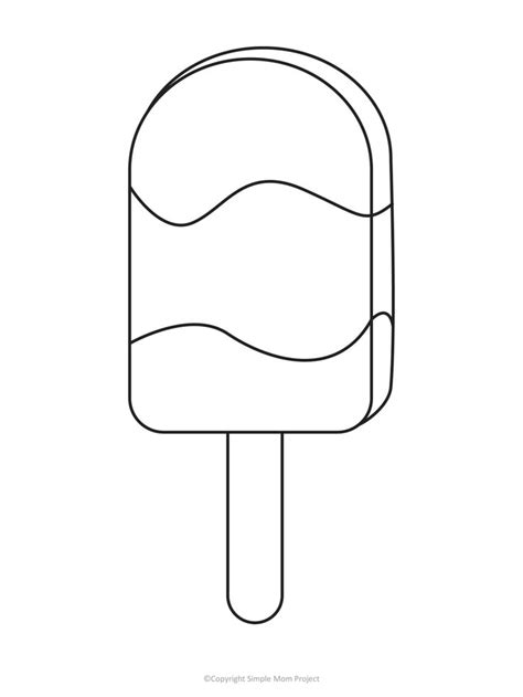 Free Printable Popsicle Template