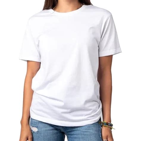 Camiseta Branca De Algodão Feminina - Camiseta branca feminina 100% algodão manga curta lisa | Shopee Brasil
