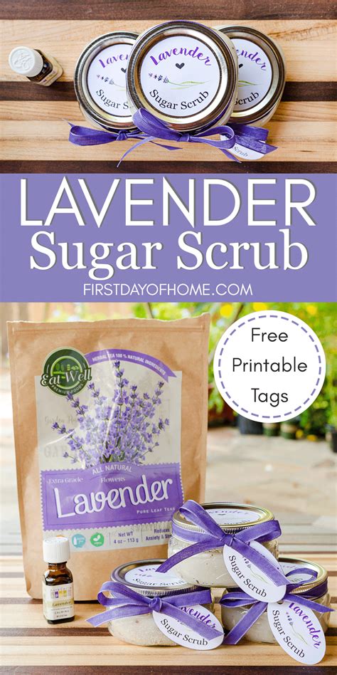 How To Make Lavender Sugar Scrub Easy Recipe With Free Tags Artofit