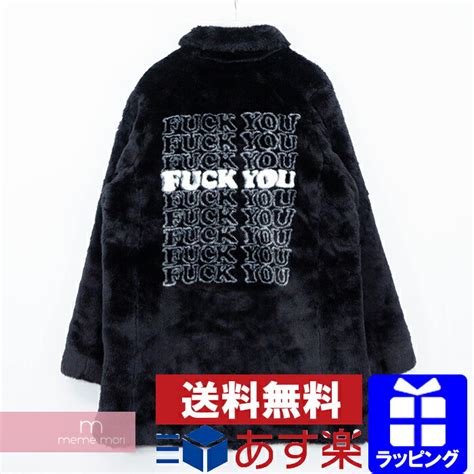 楽天市場SupremeHYSTERIC GLAMOUR 2017AW Fuck You Faux Fur Coat シュプリームヒステリックグラマー ファックユーフェイクファーコート