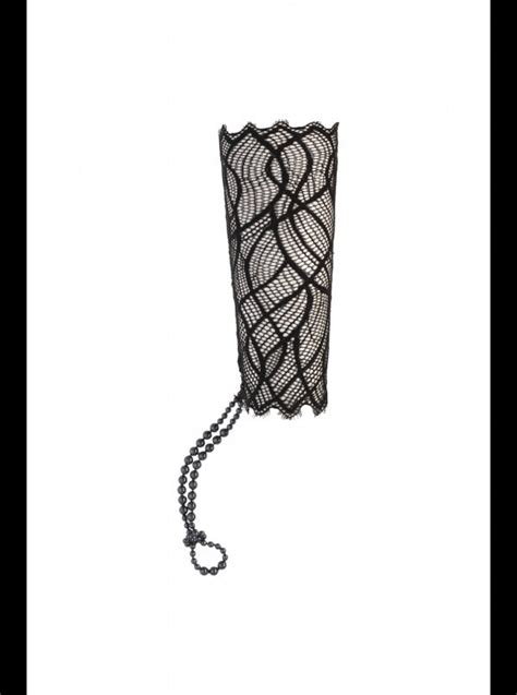 Bracli Lingerie Crossed Lace And Pearl Glove Honeys Lingerie