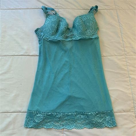 Rampage Turquoise Lingerie Top Size Medium Fits Depop