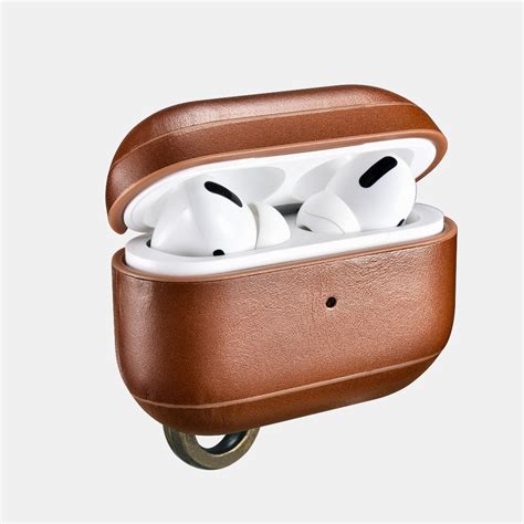 Airpods Pro Case Vintage Leather Style With The Metal Hook Ayoub