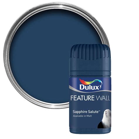 Dulux Sapphire Salute Matt Emulsion Paint 005l Tester Pot