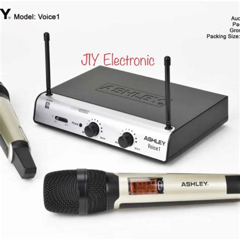 Jual Mic Wireless Ashley Voice 1 2 Mic Handle Shopee Indonesia