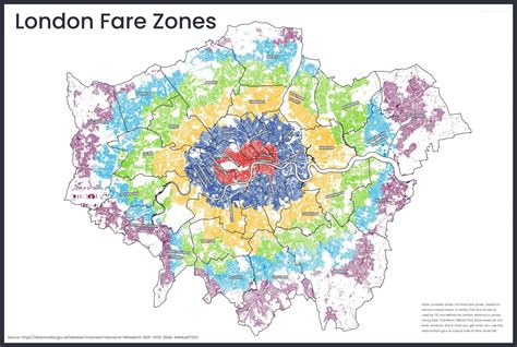 London Tube Map Zone 1