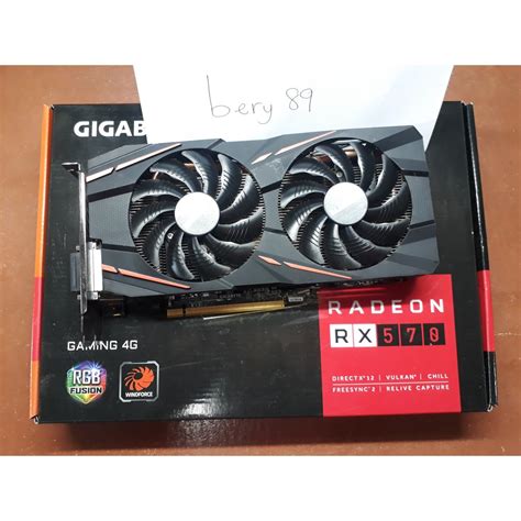 RX 570 GIGABYTE RADEON GAMING 4GB | Shopee Malaysia