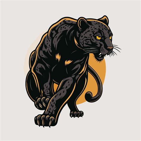 logotipo de rosto de jaguar de pantera negra ícone de mascote logotipo