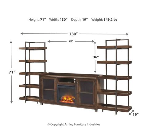 Starmore 3 Piece Entertainment Center Urban Industrial Design