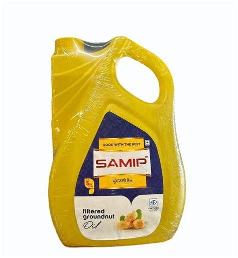 5ltr Samip Filtered Groundnut Oil 5 Litre At Rs 1299litre In Kadi