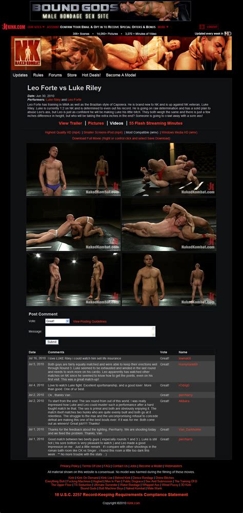 Naked Kombat Review NakedKombat By PornInspector