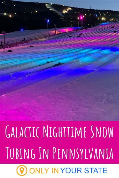 Go Galactic Tubing At Camelback Resort In Pennsylvania