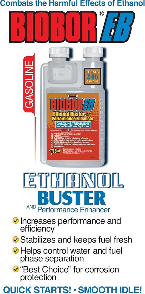 Biobor Eb Ethanol Buster And Performance Enhancer Gasoline Treatment