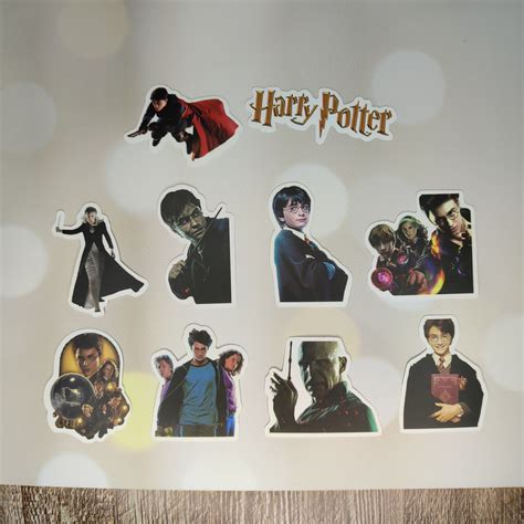 Наклейки, стикеры "Гарри Поттер. Harry Potter". Набор из 10 шт ...