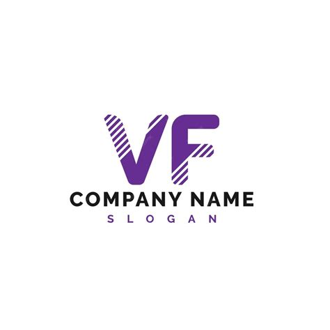 premium vector vf letter logo design vf letter logo vector