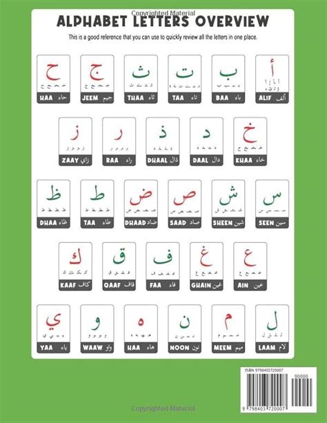 Alif Baa Taa Tracing Practice Arabic Letters Arabic 52 Off