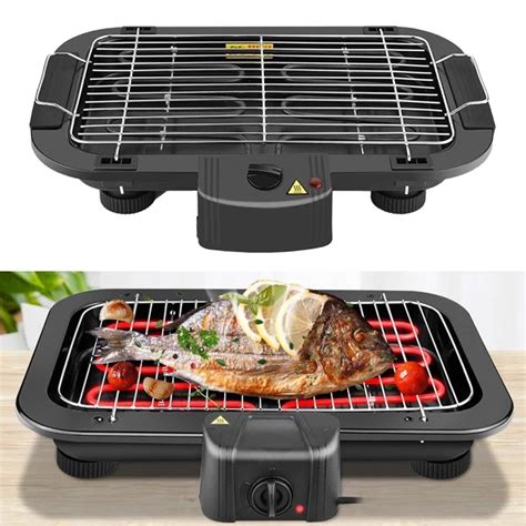 Multipurpose Electric Smokeless Grill BBQ without Charcoal