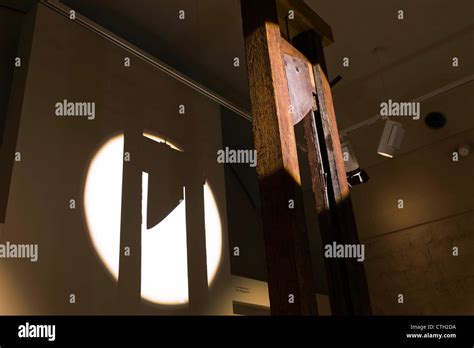 Guillotine at the Fortress Museum Stock Photo - Alamy