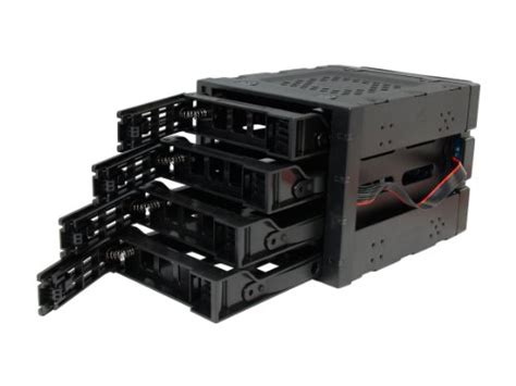 Rosewill X Inch To X Inch Hot Swap Sataiii Sas Hard Disk Drive Cage Black Rsv