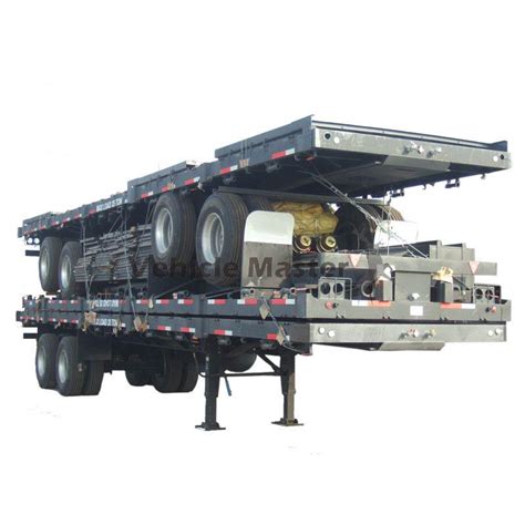 Tandem Flatbed Trailer Manufacture And Tandem Flatbed Trailer Supplier