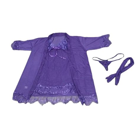 Jual Yukshoping Lingerie Seksi Baju Tidur Lace Seksi Lingerie Sexy Gaun Malam Seksi Lapisan Luar