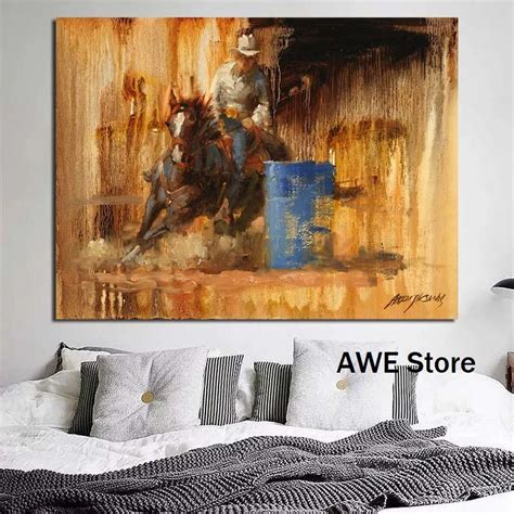 Western Cowboy Landscape Paintings