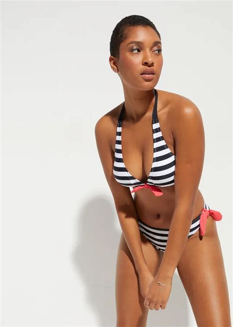 Nyakpántos bikini részes szett ár Ft bonprix áruház