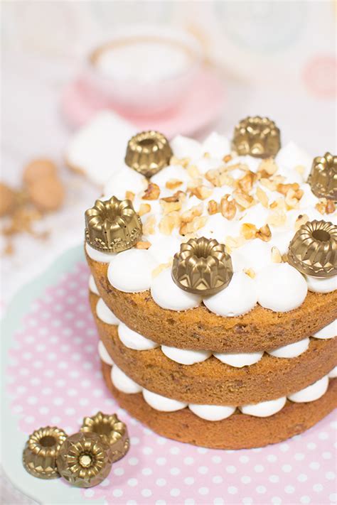 Vídeo receta nude cake de café y nueces Blog de recetas de María Lunarillos