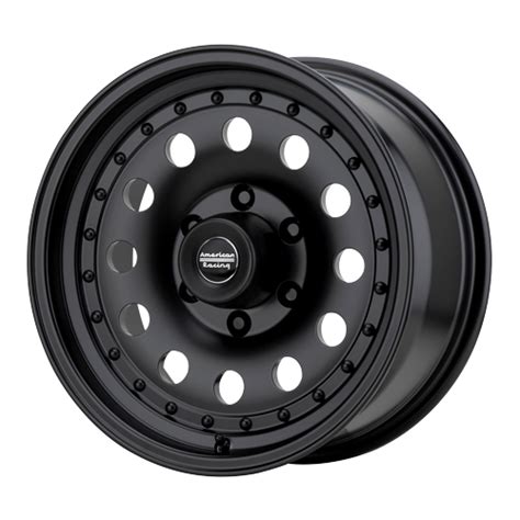 American Racing AR62 OUTLAW II SATIN BLACK AR628882B