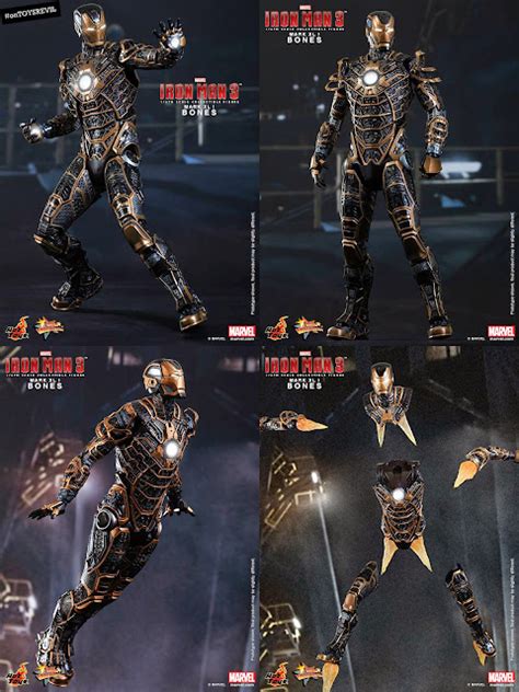 Iron Man Bones Mark XLI Scale Collectible Figure From Hot Toys