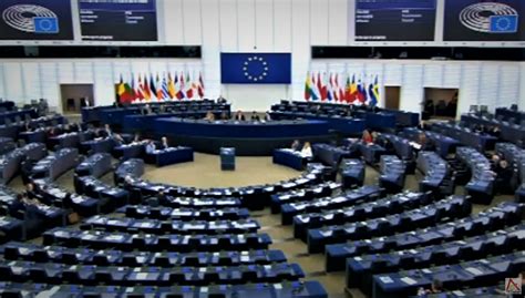 Debata W Parlamencie Europejskim W Strasburgu Na Temat Stanu