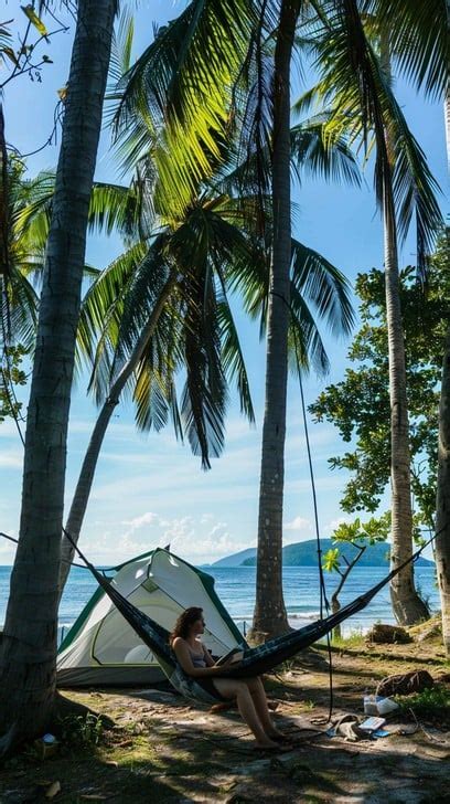 Free Tropical Camping Escape Image Download At Stockcake