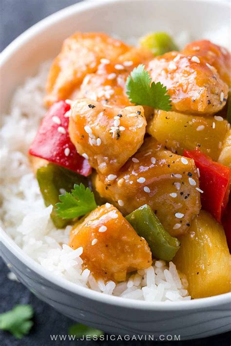 Sweet And Sour Chicken Recipe Jessica Gavin