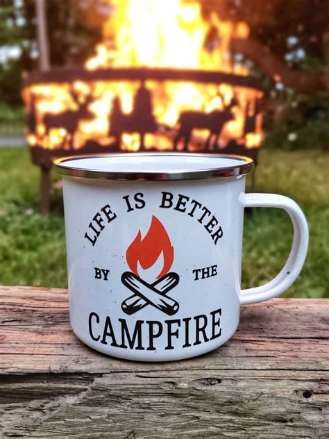Campfire Coffee Mug Camping Coffee Mug Camp Coffee Cup Mug For