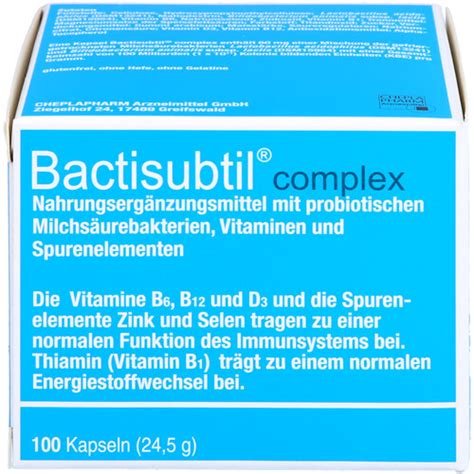 Bactisubtil Complex Kapseln 100 - Shop der Apotheke am Theater