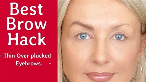 The Easiest Brow Hack I Ve Ever Tried For Fuller Brows Youtube