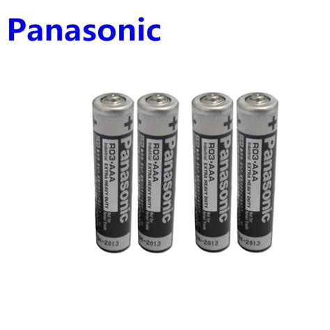 4 шт. Panasonic R03 1,5 в AAA батареи щелочные батареи без ртути сухой ...